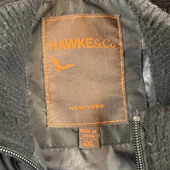 Hawke & Co. New York Mens Black Down Puffer Jacket‎ Coat 2XL - Picture 3 of 7